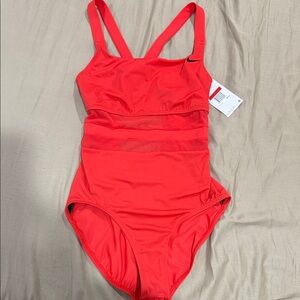 Nike Vibrant Red Swimsuit